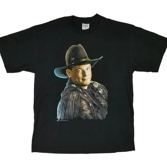 Vintage JOHN MICHAEL MONTGOMERY JMM Tour 1995 Double Sided Nice Man T-Shirt XL - Picture 2 of 8